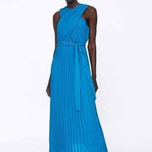ZARA pleated maxi